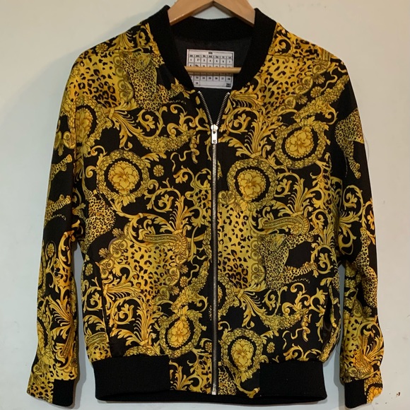 Baroque print Spring jacket - Picture 1 of 10